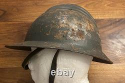 Original World War One Era French Army Helmet WWI
