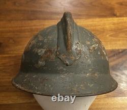 Original World War One Era French Army Helmet WWI