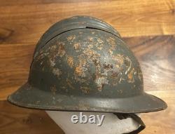 Original World War One Era French Army Helmet WWI