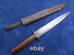 Original Ww1 Austro-hungarian Trench Fighting Knife And Scabbard
