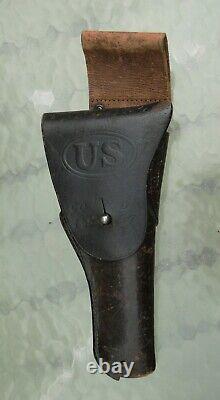 Original Ww1 U. S. M 1916 Holster For M 1911 Pistol S&r Maker -unit Marked