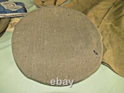 Original Ww1 Us Army Field Gear 2 Hats Shirt 2 France Souvenirs Group Of 5 Items