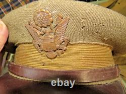 Original Ww1 Us Army Field Gear 2 Hats Shirt 2 France Souvenirs Group Of 5 Items