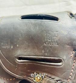 Original Ww1 Us Army M1916 Holster. 45 Colt 1911 Leather Hoyt 1917 Aef Military