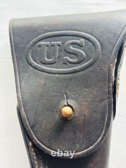 Original Ww1 Us Army M1916 Holster. 45 Colt 1911 Leather Hoyt 1917 Aef Military