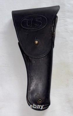 Original Ww1 Us Army M1916 Holster. 45 Colt 1911 Leather Hoyt 1917 Aef Military