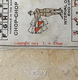 Original! Ww1 Us Army / Navy / Usmc Semaphore / Morse Code Pocket Calculator