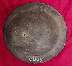 Original Wwi U. S. Army Doughboy Helmet + Leather Liner With Chinstrap