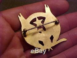 Original Wwi Ultra Rare Us / French Lafayette Flying Corps Badge With Star
