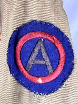 Original Wwi Us Aef 3rd Army Enlisted M1912 Tunic