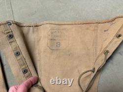 Original Wwi Us Army Infantry M1917 Combat Field Leggings- Size 3