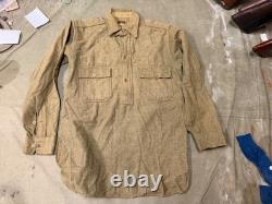 Original Wwi Us Army Infantry M1917 Wool Field Shirt-medium/large 42r