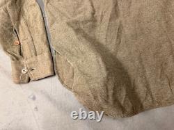 Original Wwi Us Army Infantry M1917 Wool Field Shirt-medium/large 42r
