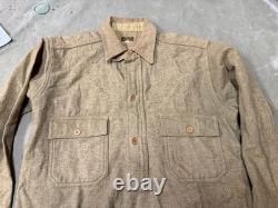 Original Wwi Us Army Infantry M1917 Wool Field Shirt-medium/large 42r