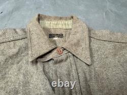 Original Wwi Us Army Infantry M1917 Wool Field Shirt-medium/large 42r