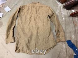 Original Wwi Us Army Infantry M1917 Wool Field Shirt-medium/large 42r