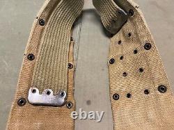 Original Wwi Us Army M1903 Infantry Field 10 Pocket Ammo Belt-mills