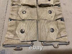 Original Wwi Us Army M1903 Infantry Field 10 Pocket Eagle Snap Ammo Belt-mills