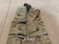 Original Wwi Us Army M1903 Infantry Field 10 Pocket Eagle Snap Ammo Belt-mills