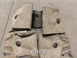 Original Wwi Us Army M1903 Infantry Field 10 Pocket Eagle Snap Ammo Belt-mills