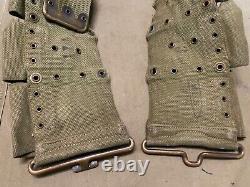 Original Wwi Us Army M1903 Infantry Field 10 Pocket Eagle Snap Ammo Belt-mills