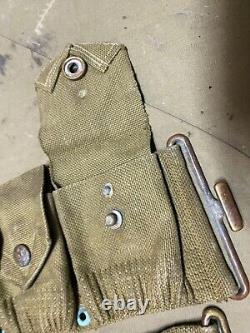 Original Wwi Us Army M1903 Infantry Field 10 Pocket Eagle Snap Ammo Belt-mills