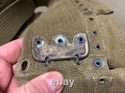 Original Wwi Us Army M1903 Infantry Field 10 Pocket Eagle Snap Ammo Belt-mills
