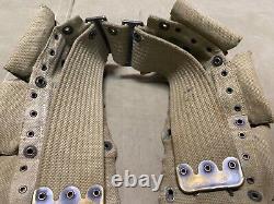 Original Wwi Us Army M1903 Infantry Field 10 Pocket Eagle Snap Ammo Belt-mills