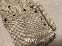 Original Wwi Us Army M1903 Infantry Field 10 Pocket Eagle Snap Ammo Belt-mills