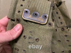 Original Wwi Us Army M1903 Infantry Field 10 Pocket Eagle Snap Ammo Belt-mills