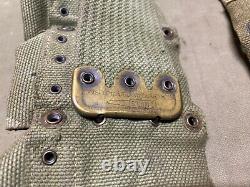 Original Wwi Us Army M1903 Infantry Field 10 Pocket Eagle Snap Ammo Belt-mills