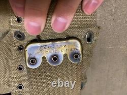 Original Wwi Us Army M1903 Infantry Field 10 Pocket Eagle Snap Ammo Belt-mills