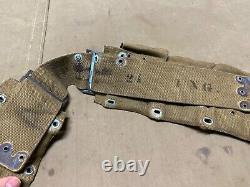 Original Wwi Us Army M1903 Infantry Field 10 Pocket Eagle Snap Ammo Belt-mills