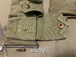 Original Wwi Us Army M1903 Infantry Field 10 Pocket Eagle Snap Ammo Belt-mills