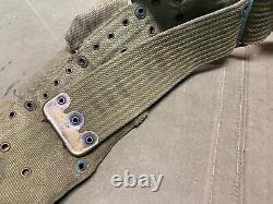 Original Wwi Us Army M1903 Infantry Field 10 Pocket Eagle Snap Ammo Belt-mills