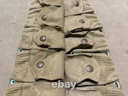 Original Wwi Us Army M1903 Rifle M1910 10 Pocket Eagle Snap Ammo Belt-mills