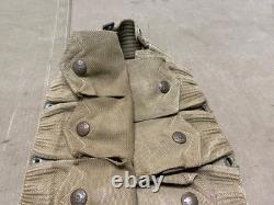 Original Wwi Us Army M1903 Rifle M1910 10 Pocket Eagle Snap Ammo Belt-mills