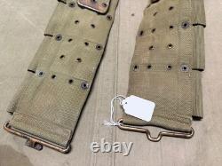 Original Wwi Us Army M1903 Rifle M1910 10 Pocket Eagle Snap Ammo Belt-mills, 1917