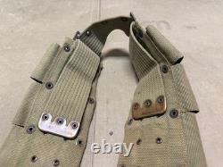 Original Wwi Us Army M1903 Rifle M1910 10 Pocket Eagle Snap Ammo Belt-mills, 1917