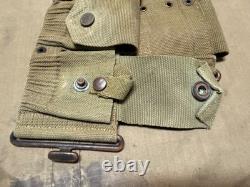 Original Wwi Us Army M1903 Rifle M1910 10 Pocket Eagle Snap Ammo Belt-mills, 1917