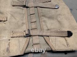 Original Wwi Us Army M1910 Haversack Combat Field Backpack Infantry Marked-ria