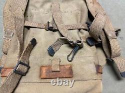 Original Wwi Us Army M1910 Haversack & Mess Kit Pouch Combat Field Backpack