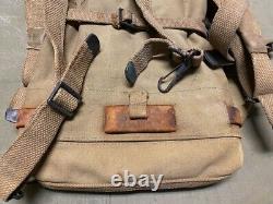 Original Wwi Us Army M1910 Haversack & Mess Kit Pouch Combat Field Backpack