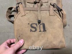 Original Wwi Us Army M1910 Haversack & Mess Kit Pouch Combat Field Backpack