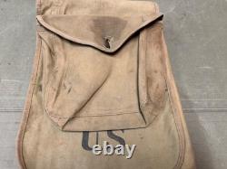 Original Wwi Us Army M1910 Haversack & Mess Kit Pouch Combat Field Backpack-ria