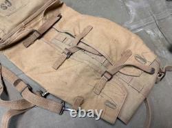 Original Wwi Us Army M1910 Haversack & Mess Kit Pouch Combat Field Backpack-ria
