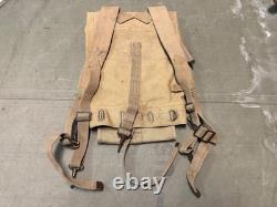 Original Wwi Us Army M1910 Haversack & Mess Kit Pouch Combat Field Backpack-ria