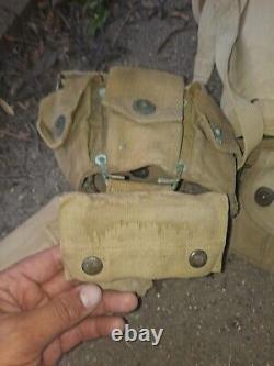 Original Wwi Us Army M1910 Haversack & Mess Kit Pouch Combat Field Pack-unit Mar