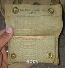 Original Wwi Us Army M1910 Haversack & Mess Kit Pouch Combat Field Pack-unit Mar