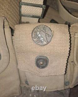 Original Wwi Us Army M1910 Haversack & Mess Kit Pouch Combat Field Pack-unit Mar